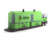THE MOBILE “INKOR-12” BLOCK FOR DRILLING MUD STORING 
