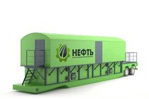 THE DRILLING-MUD CLEANING SYSTEM:  THE MOBILE DRILLING-MUD CLEANING BLOCK “INKOR-40”