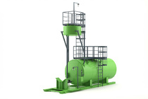 FUEL UNIT WITH A SUPPLY TANK FOR FUELS AND LUBRICANTS «INKOR-53»